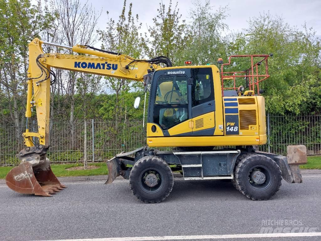 Komatsu PW148-11 Kolová rýpadla