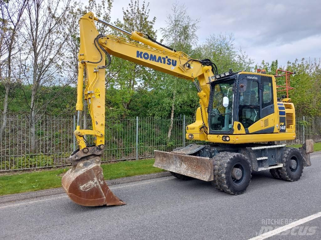 Komatsu PW148-11 Kolová rýpadla