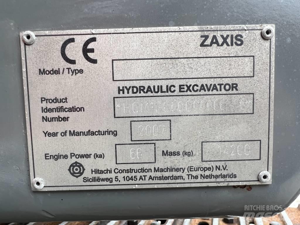 Hitachi ZX 135 US Pásová rýpadla