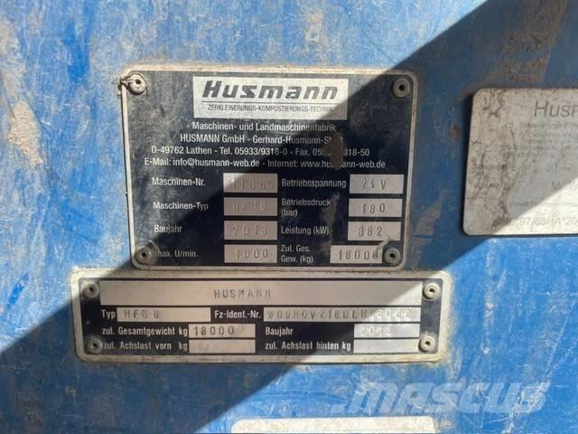 Husmann HFG 6 Drtiče odpadu