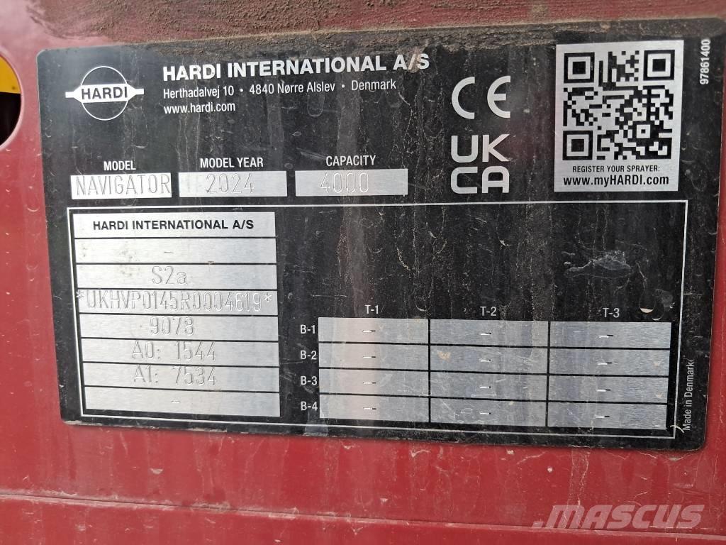 Hardi Navigator 40i Tažené postřikovače
