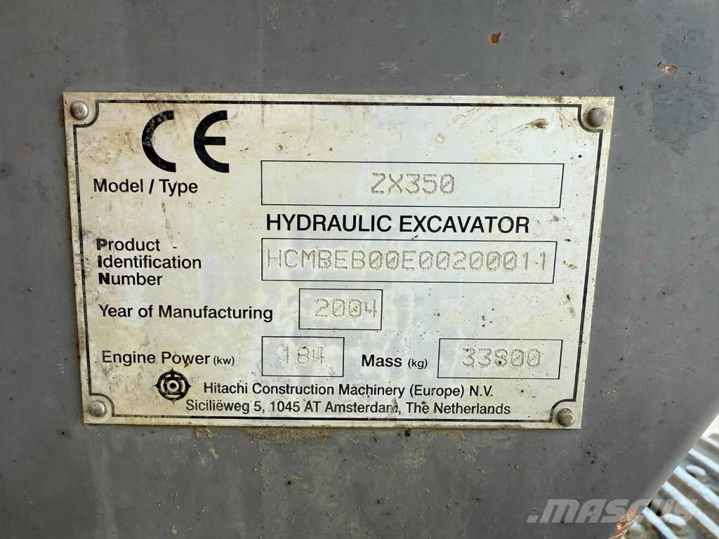 Hitachi ZX 350 Pásová rýpadla