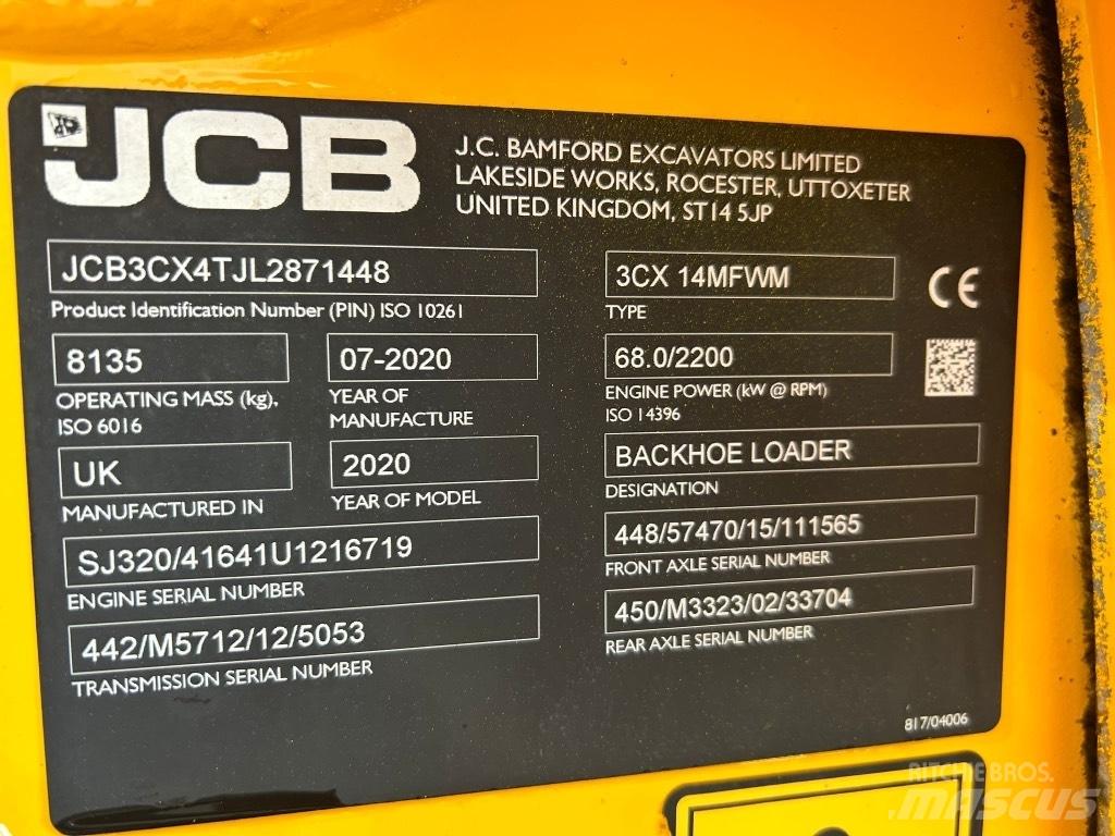 JCB 3CX Air Con Rýpadlo-nakladače
