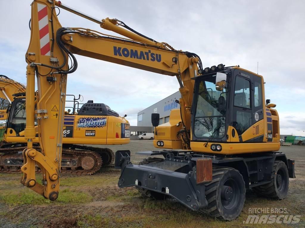 Komatsu PW148-11EO Kolová rýpadla