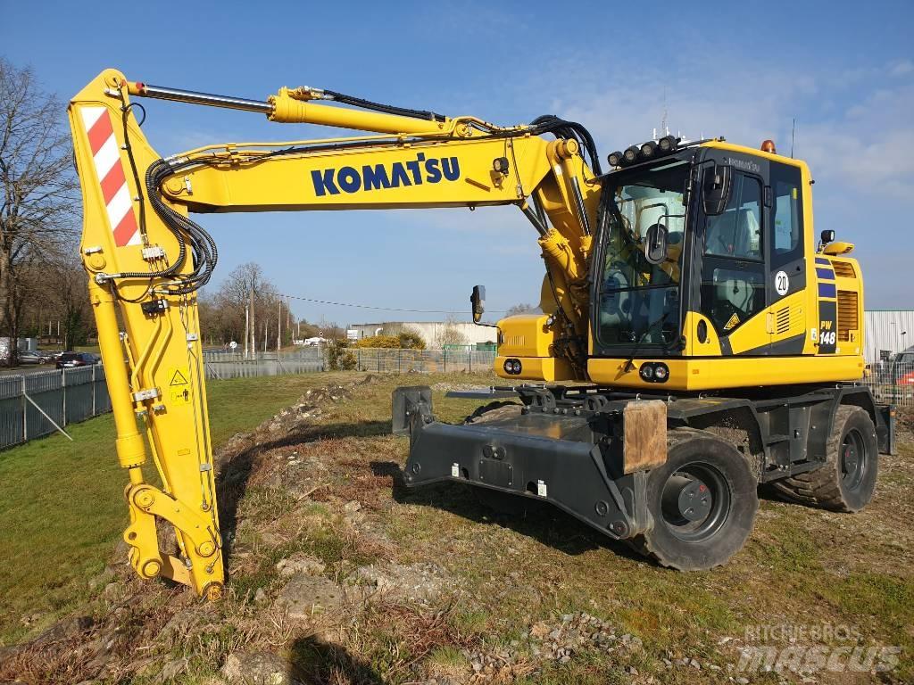 Komatsu PW148-11EO Kolová rýpadla