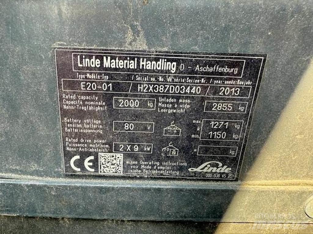 Linde E20-01 Další