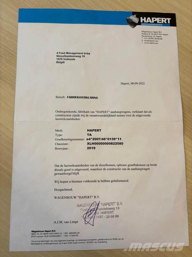 Hapert LF2 Přívesy na přepravu automobilů
