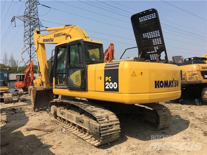 Komatsu PC 200-7 Pásová rýpadla