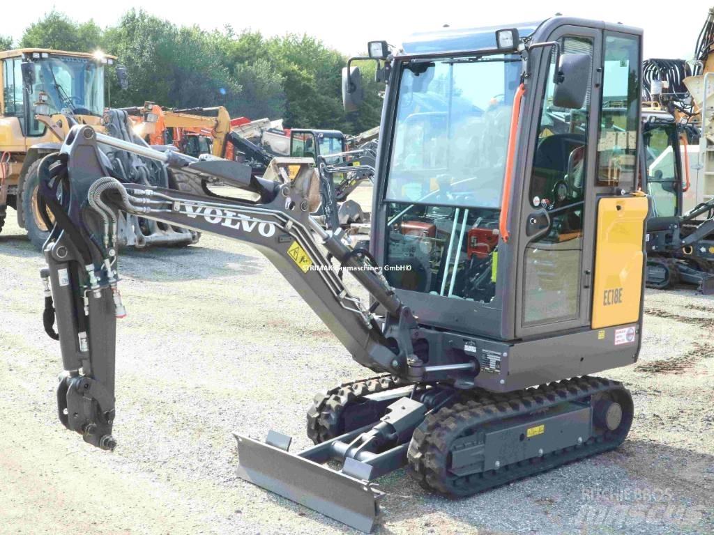 Volvo EC 18 E Mini rýpadla < 7t