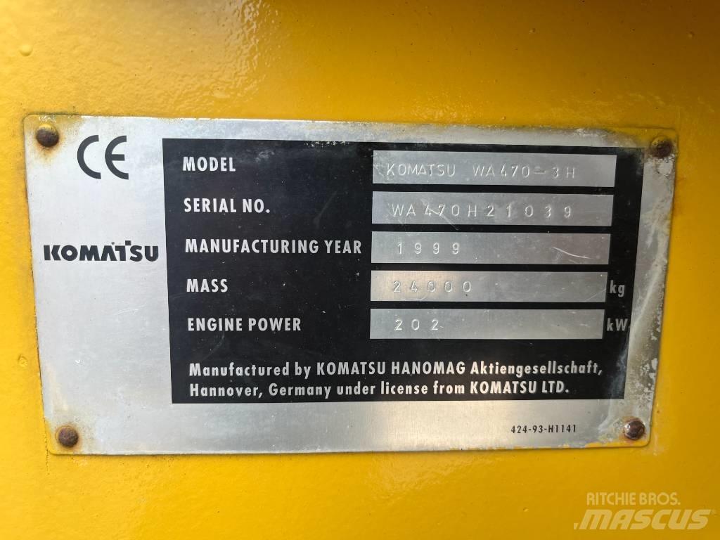 Komatsu WA 470-3H Kolové nakladače