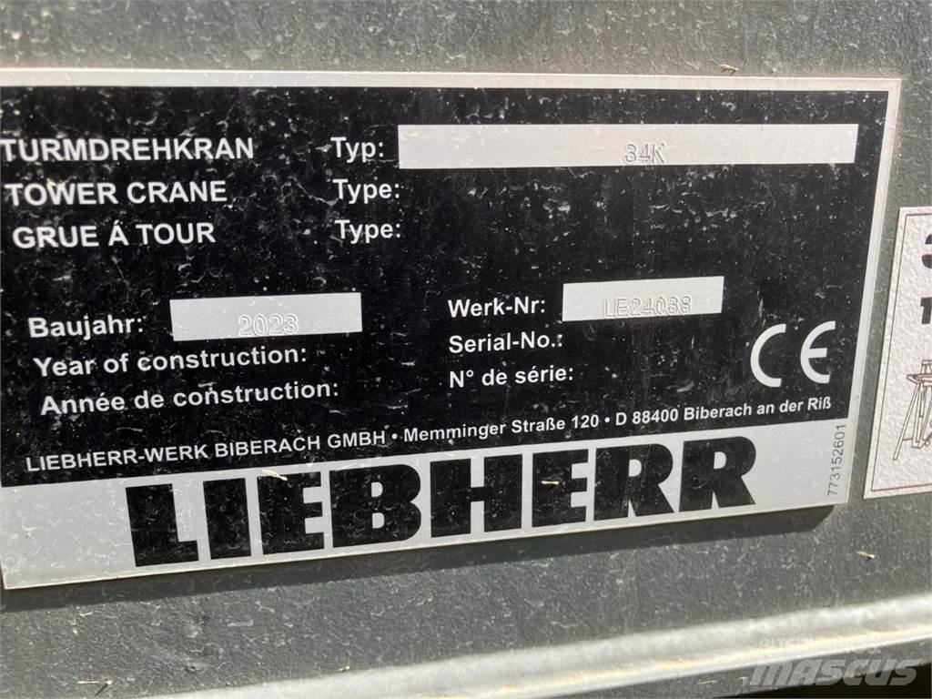 Liebherr 34K Stavební jeřáby