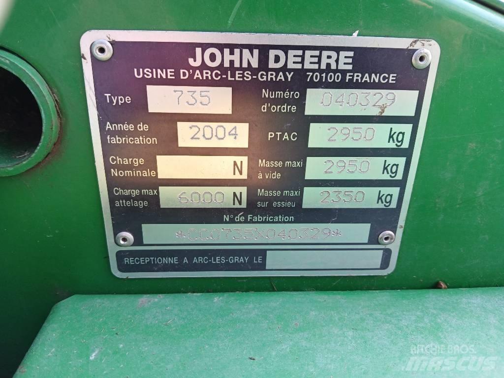 John Deere 735 Kondicionér žacího stroje