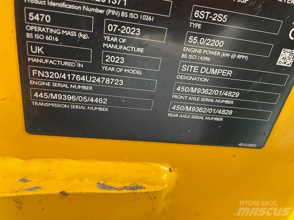 JCB 6 T Vyklápěcí dempry