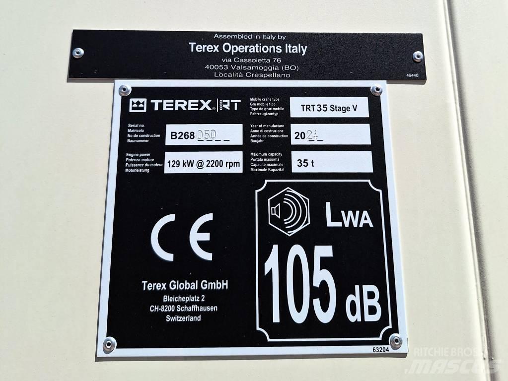 Terex TRT 35 Jeřáby pro těžký terén