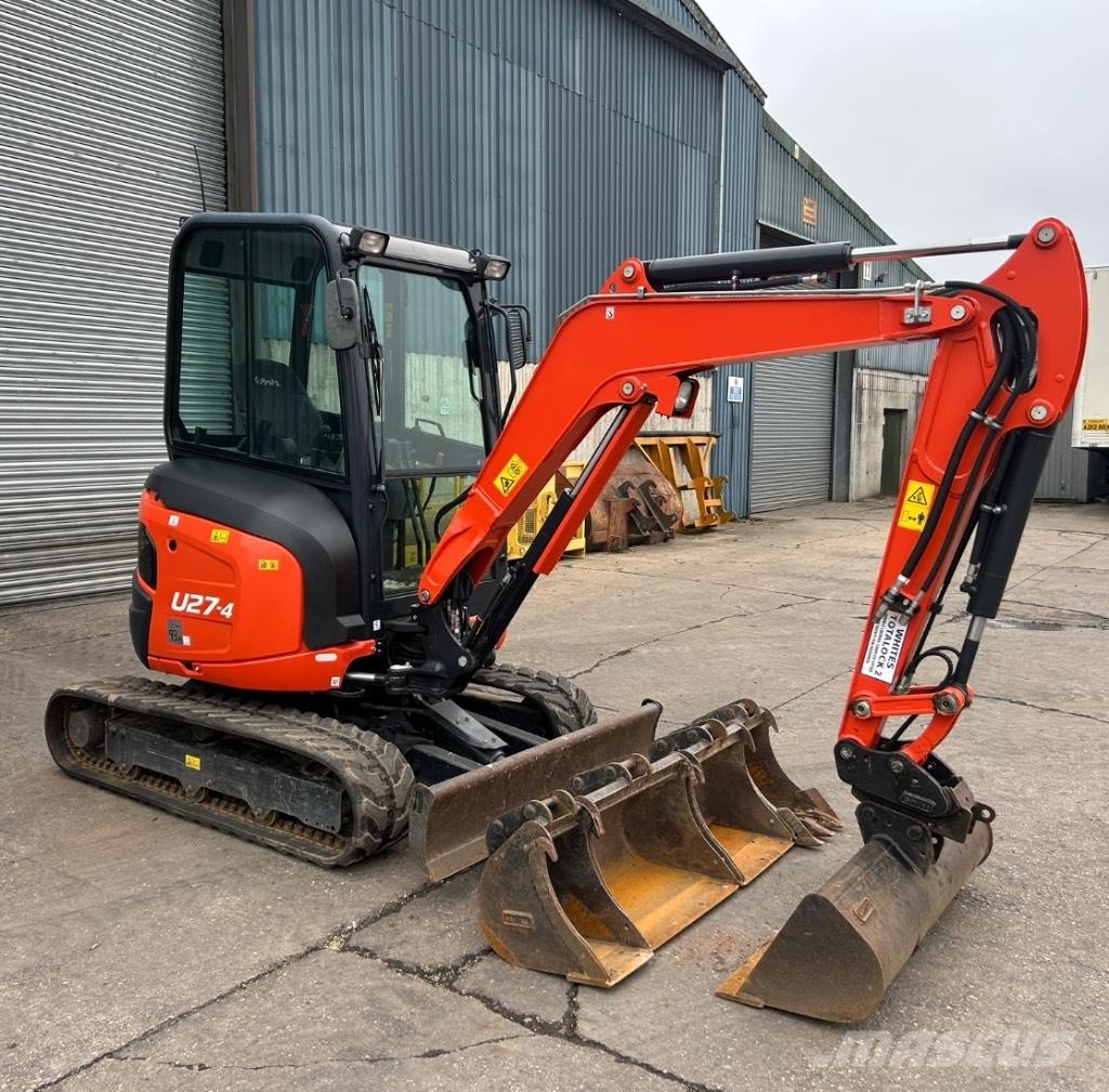 Kubota U27-4 Mini rýpadla < 7t