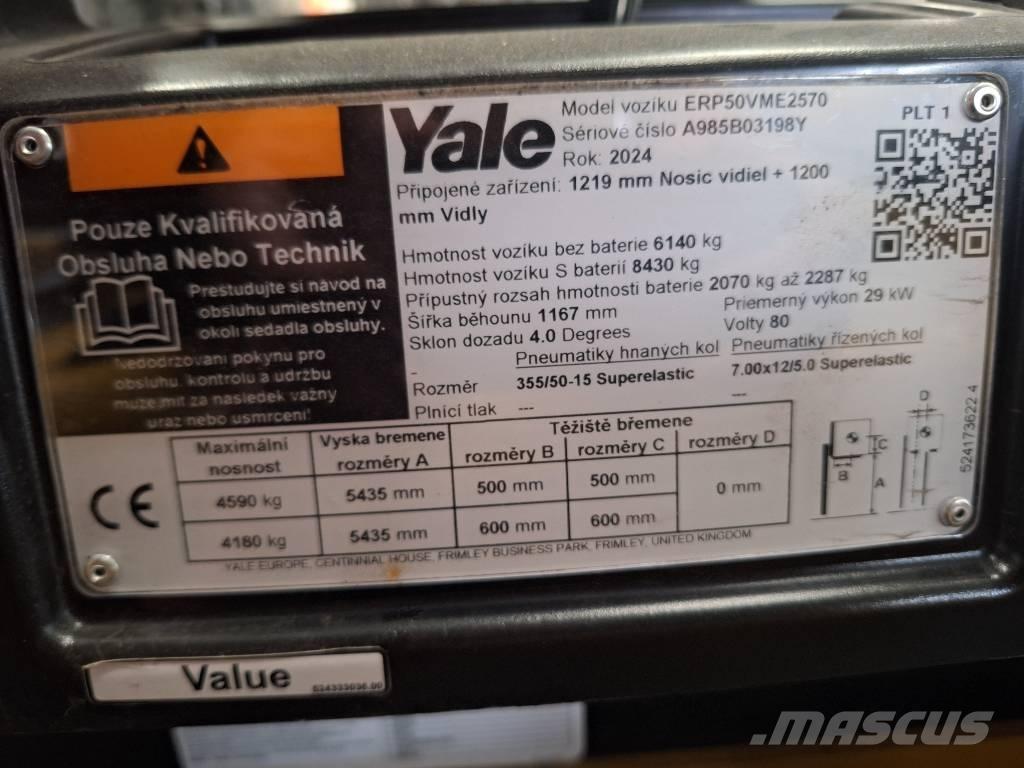 Yale ERP 50 VM Akumulátorové vozíky