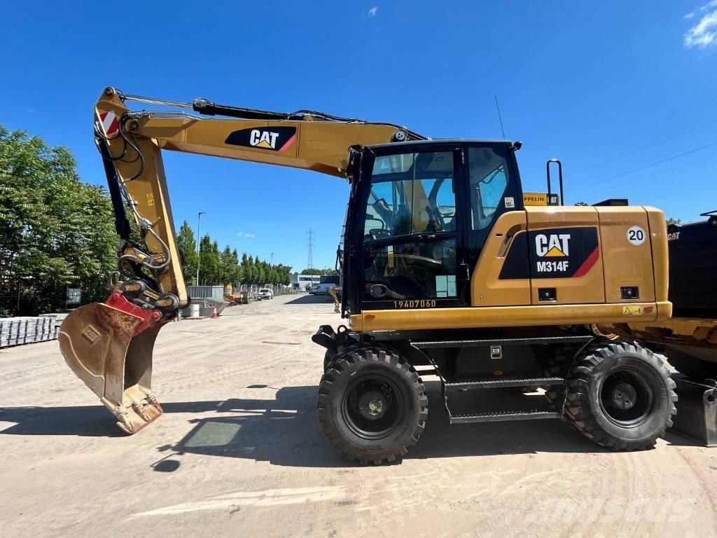 CAT M 314 F Kolová rýpadla