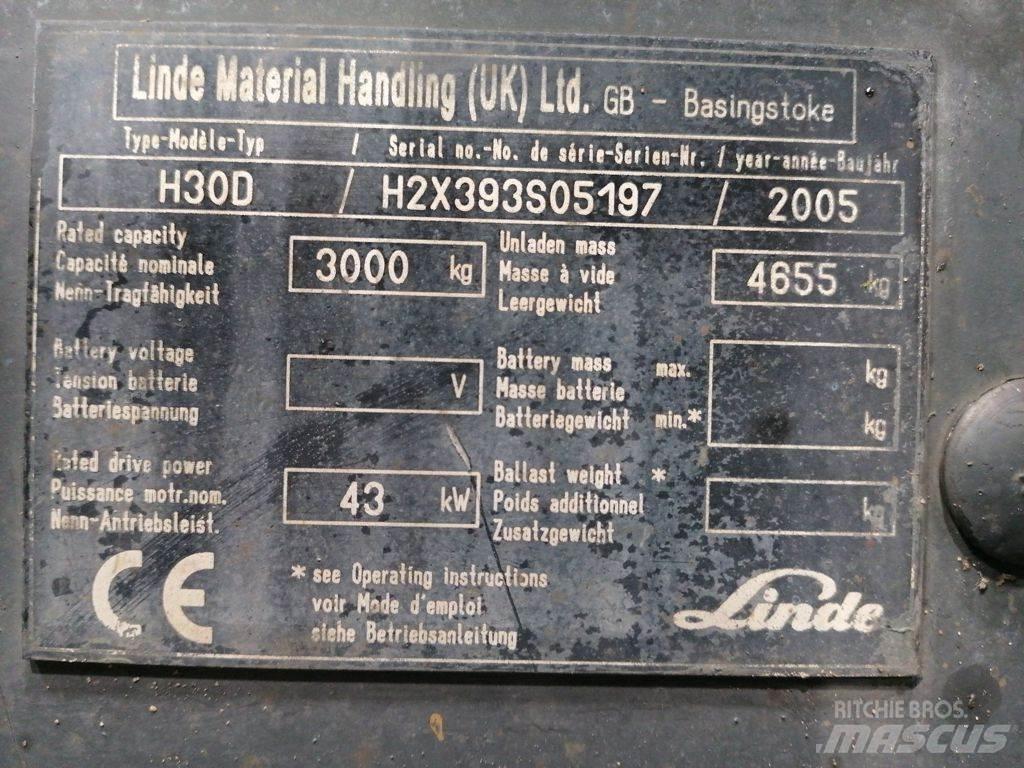 Linde H30D Dieselové vozíky