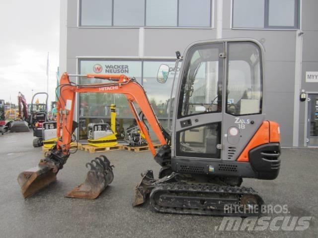 Hitachi ZX 18 Mini rýpadla < 7t
