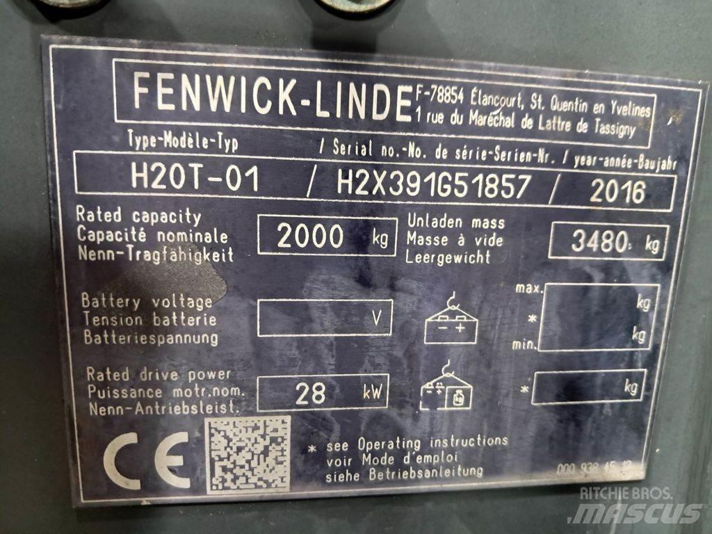 Linde H20T-01 LPG vozíky