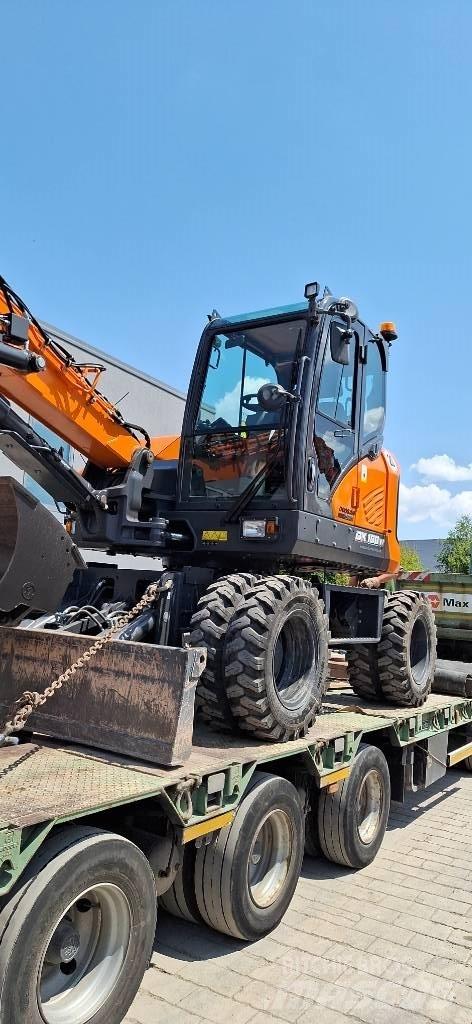 Doosan DX 100 W-7 Kolová rýpadla