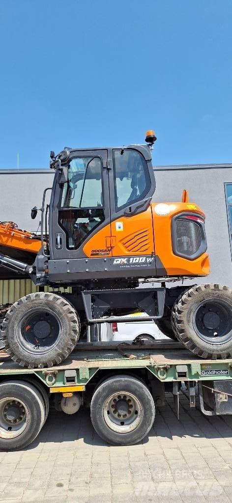 Doosan DX 100 W-7 Kolová rýpadla