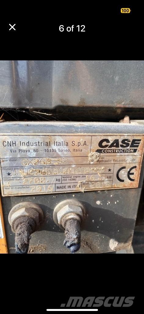 CASE CX 26 B ZTS Mini rýpadla < 7t