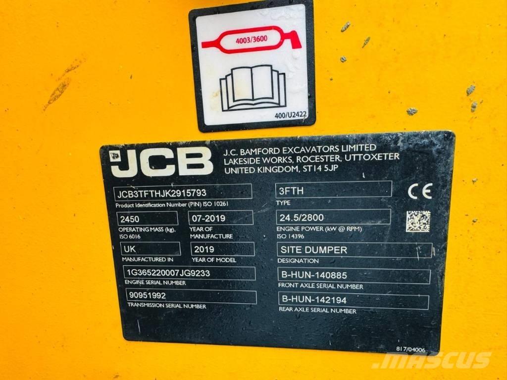 JCB 3 FTH Vyklápěcí dempry