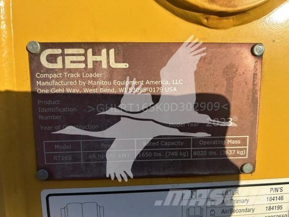 Gehl RT165 Smykem řízené nakladače