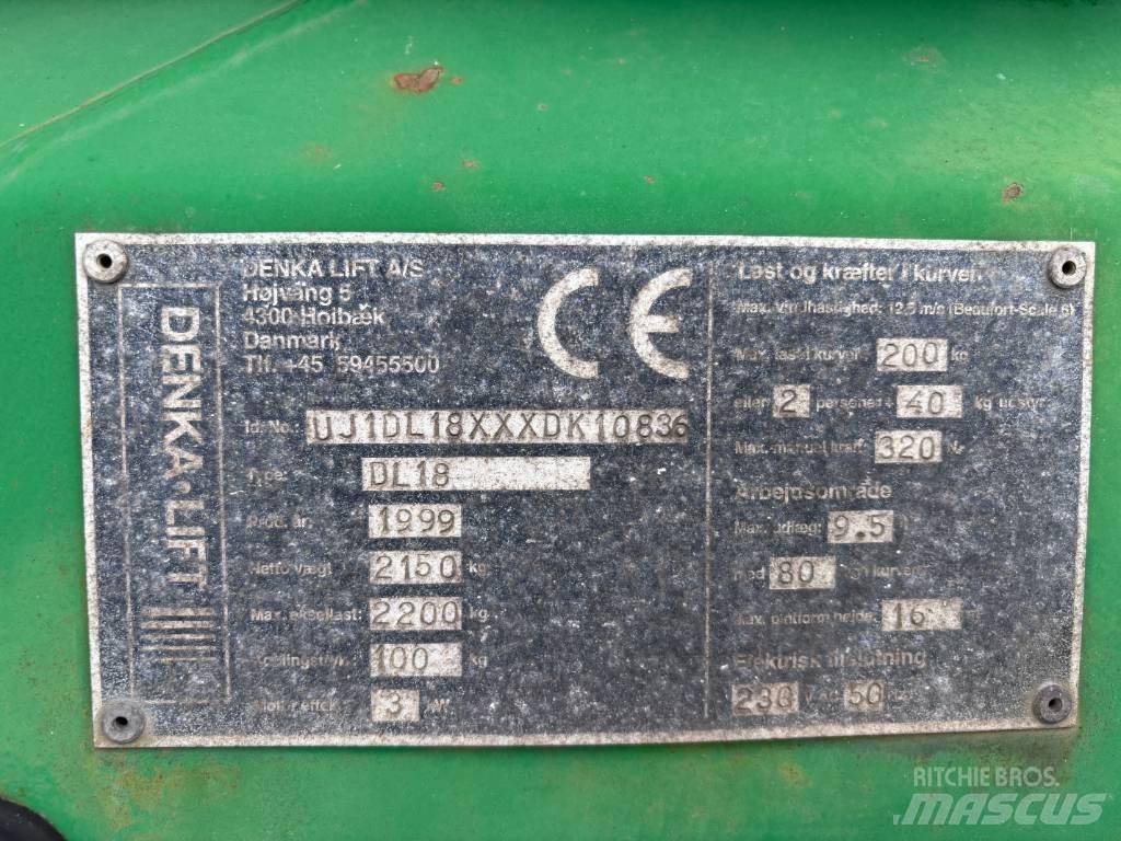 Denka-Lift DL 18 Přívěsové plošiny