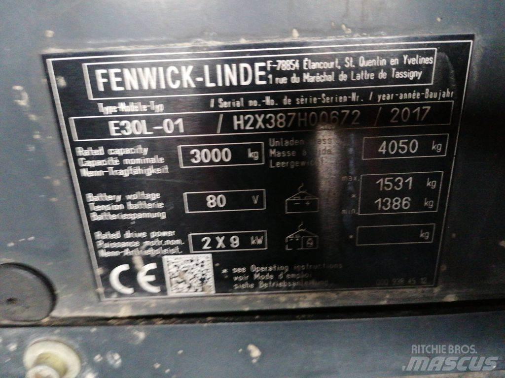 Linde E30L-01 Akumulátorové vozíky