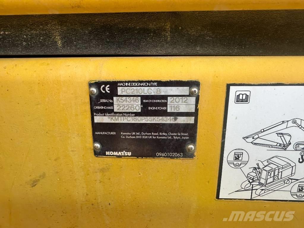 Komatsu PC 210 LC-8 Pásová rýpadla