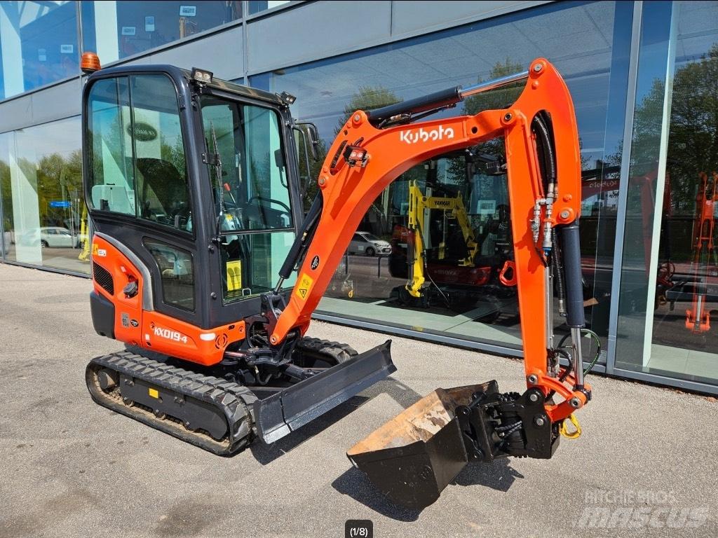Kubota KX 019-4 Mini rýpadla < 7t