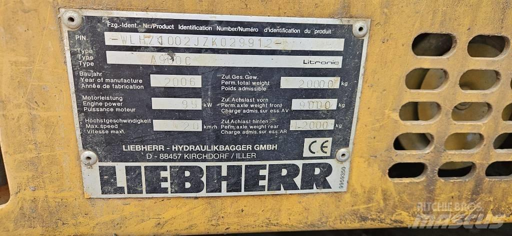 Liebherr A 900 C Kolová rýpadla