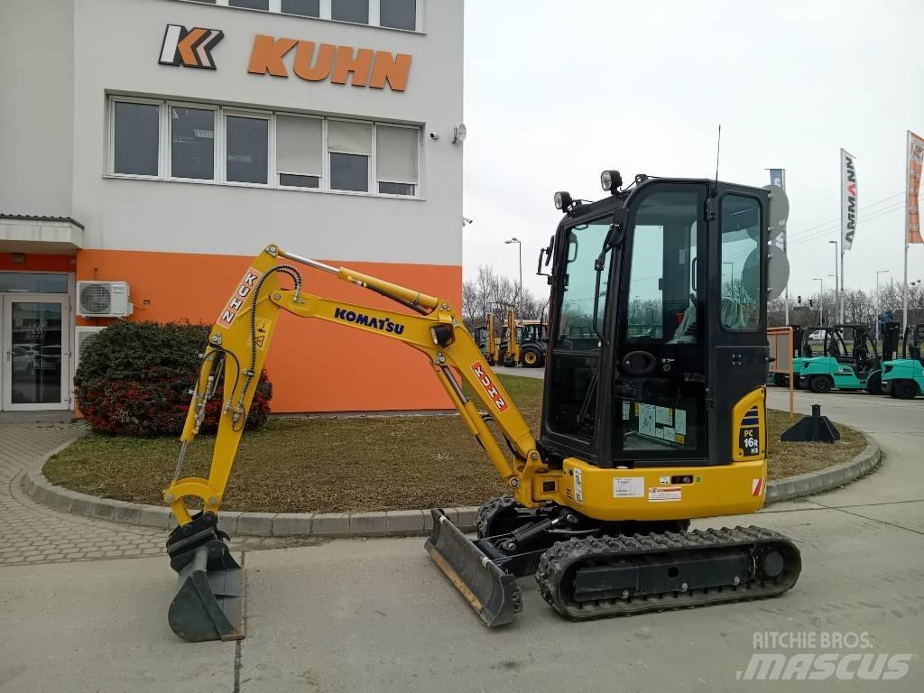 Komatsu PC 16 R-3HS Mini rýpadla < 7t