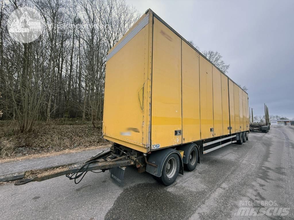 Kaupe 4 UT PE 126 Skříňové přívěsy