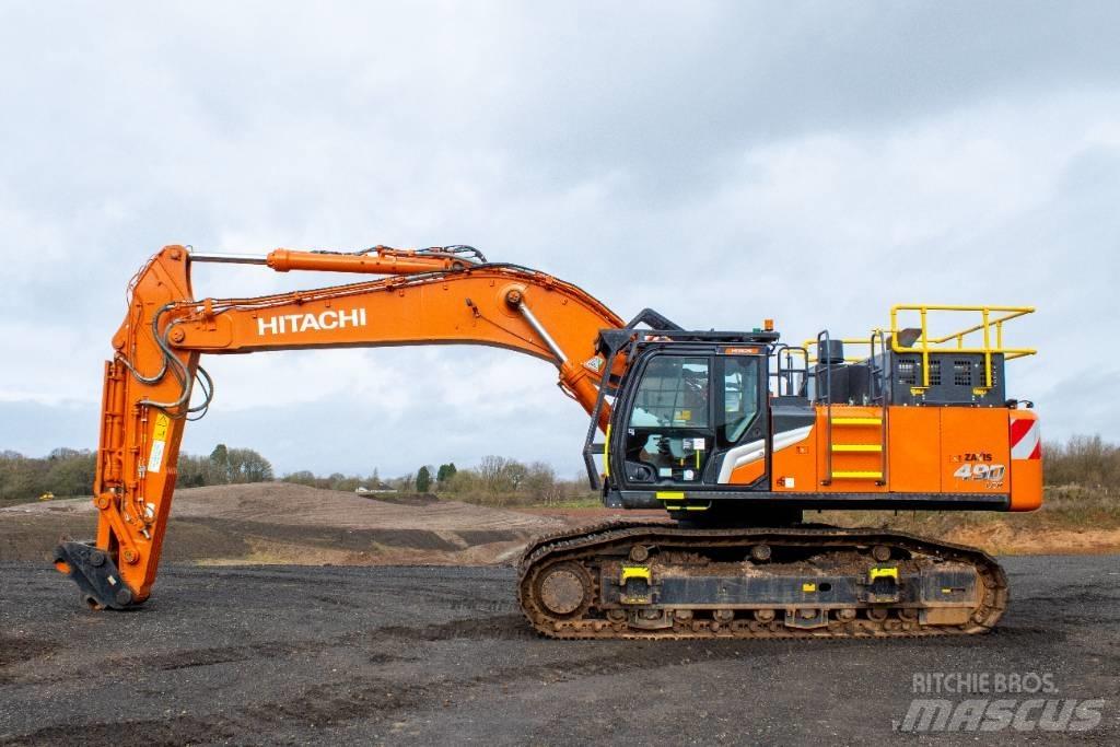 Hitachi ZX490LCH-7 Pásová rýpadla