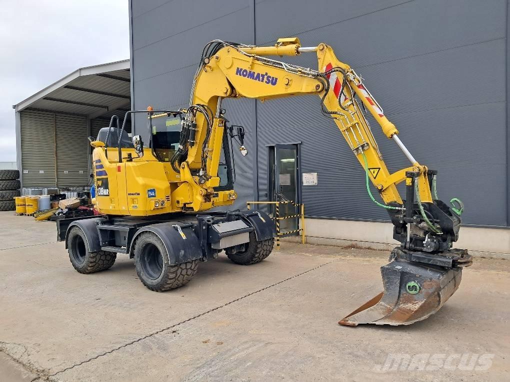 Komatsu PW138MR-11E0 Kolová rýpadla