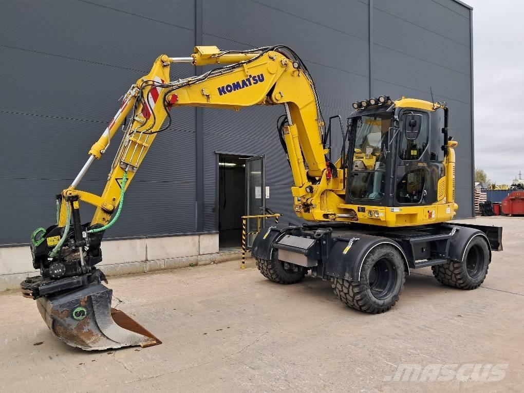 Komatsu PW138MR-11E0 Kolová rýpadla