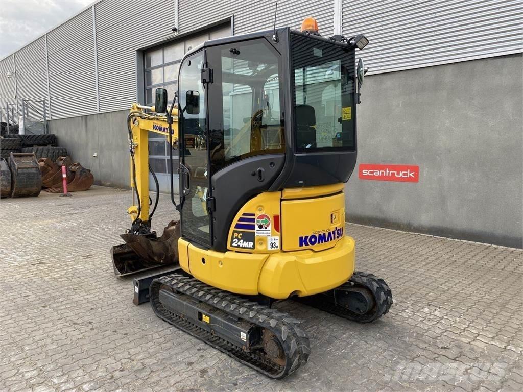 Komatsu PC24MR-5 Kolová rýpadla