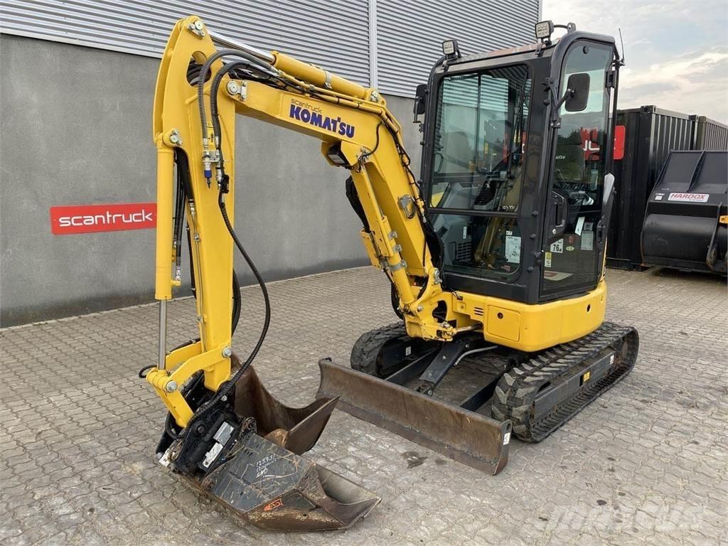 Komatsu PC24MR-5 Kolová rýpadla