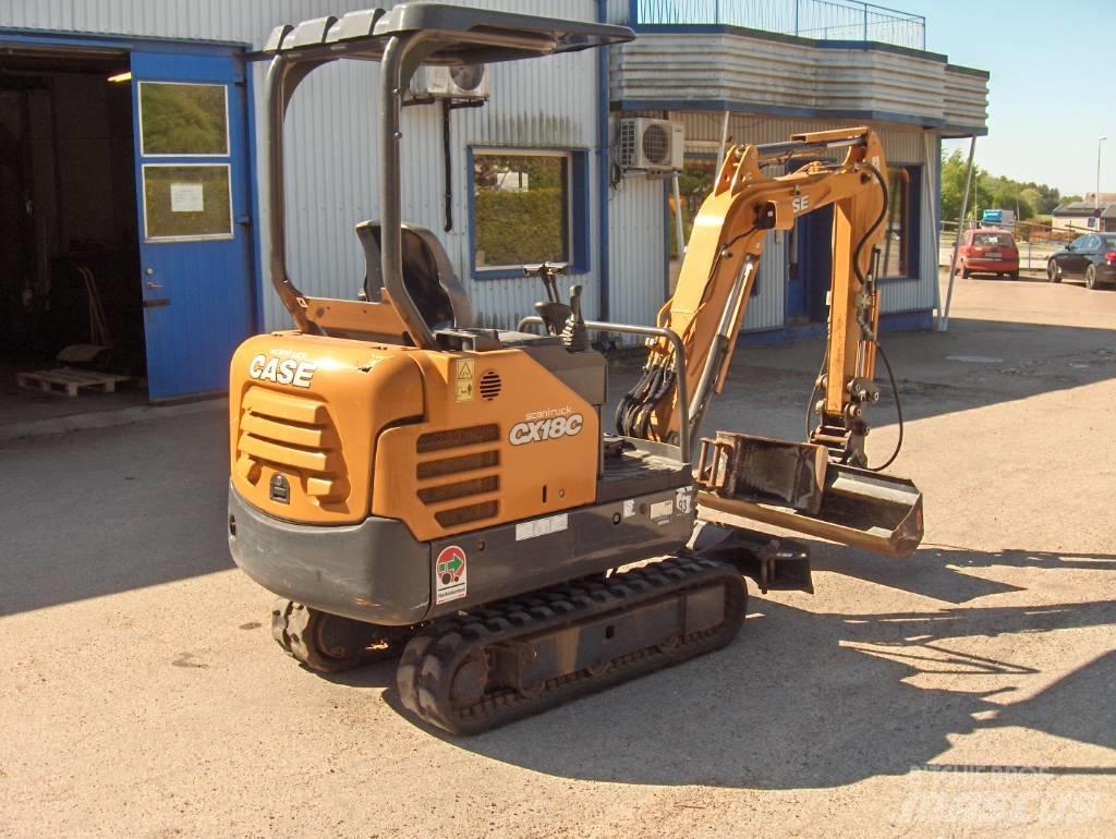 CASE CX 18 Mini rýpadla < 7t