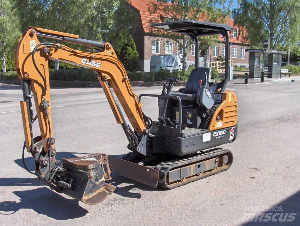 CASE CX 18 Mini rýpadla < 7t