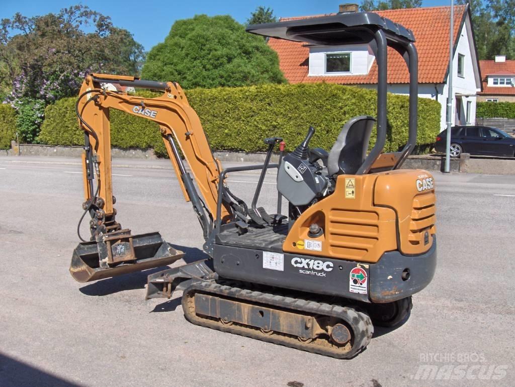 CASE CX 18 Mini rýpadla < 7t