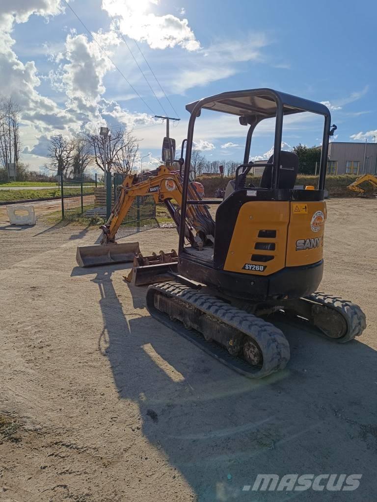 Sany SY 26 U Mini rýpadla < 7t