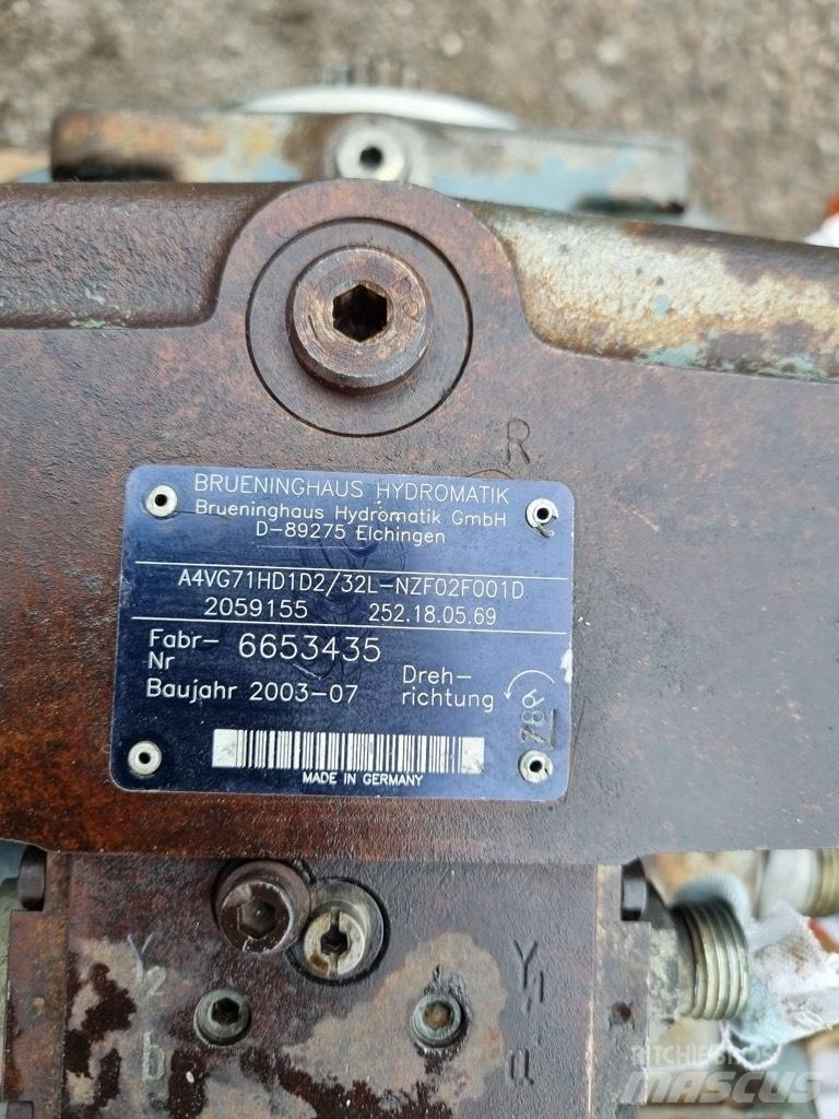 Hydromatik A4VG71HD Hydraulika