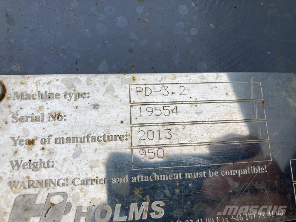 Holms PD 3-2 Sněžné pluhy, přední sněhové radlice