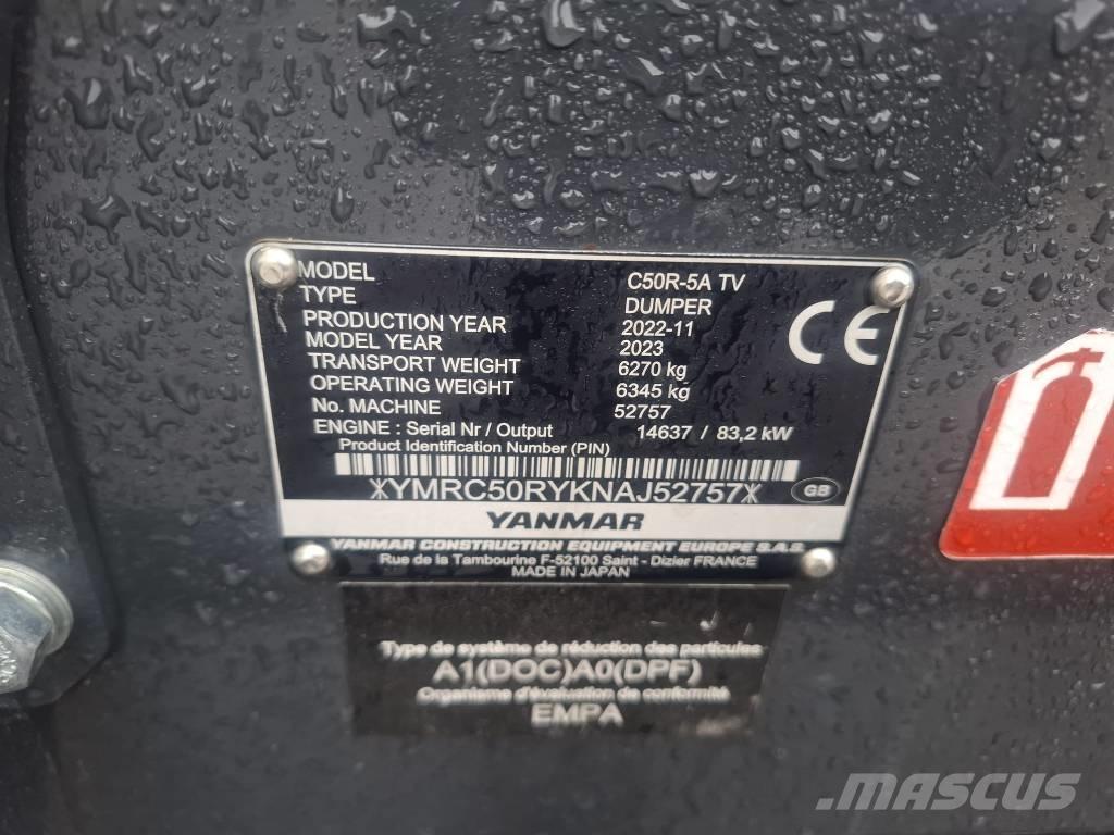 Yanmar C 50 R-5A Pásové dempry