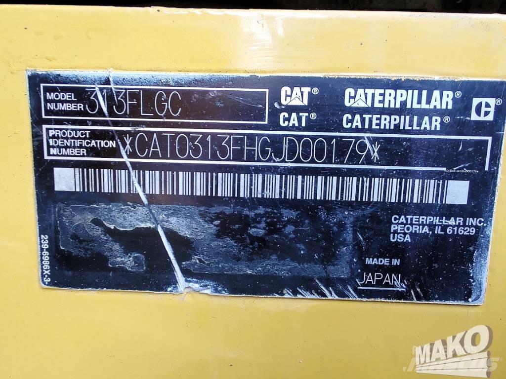 CAT 313 Pásová rýpadla