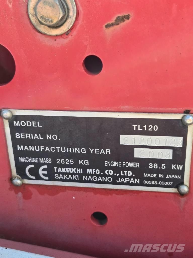 Takeuchi TL120 Smykem řízené nakladače